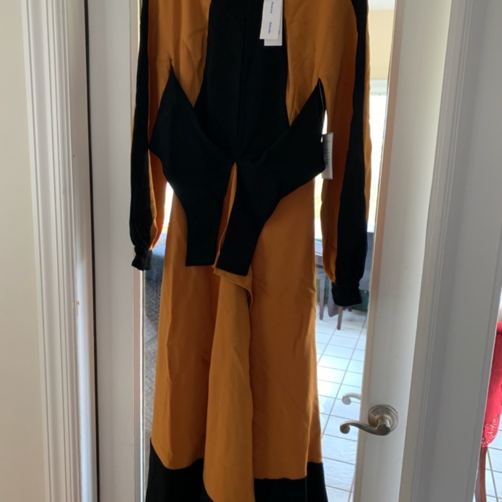 Proenza Schouler Long Sleeve Keyhole Dress